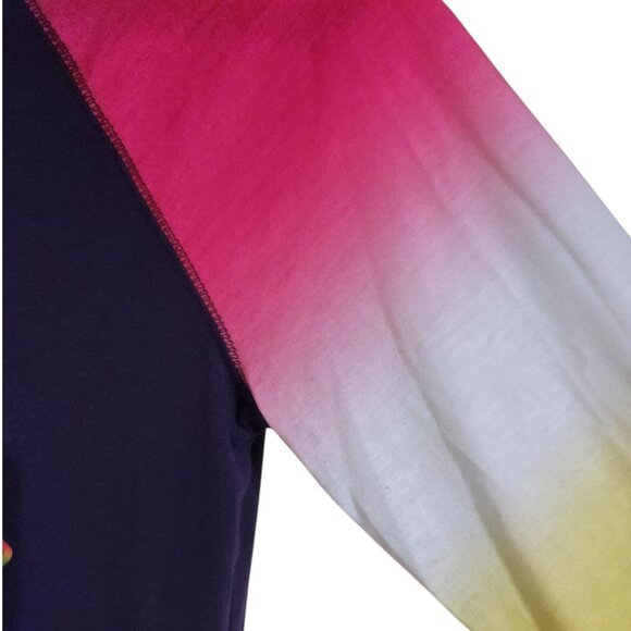 Cat & Jack Navy & Tie Dye Sleeves Sleep Dress Size XXL 18 - Picture 4 of 5